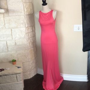 Pink Prom Dress Long Dress Brides Maid Dress Wedding Guest